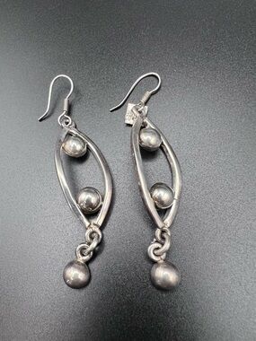 Taxco Modernist Ball Dangles